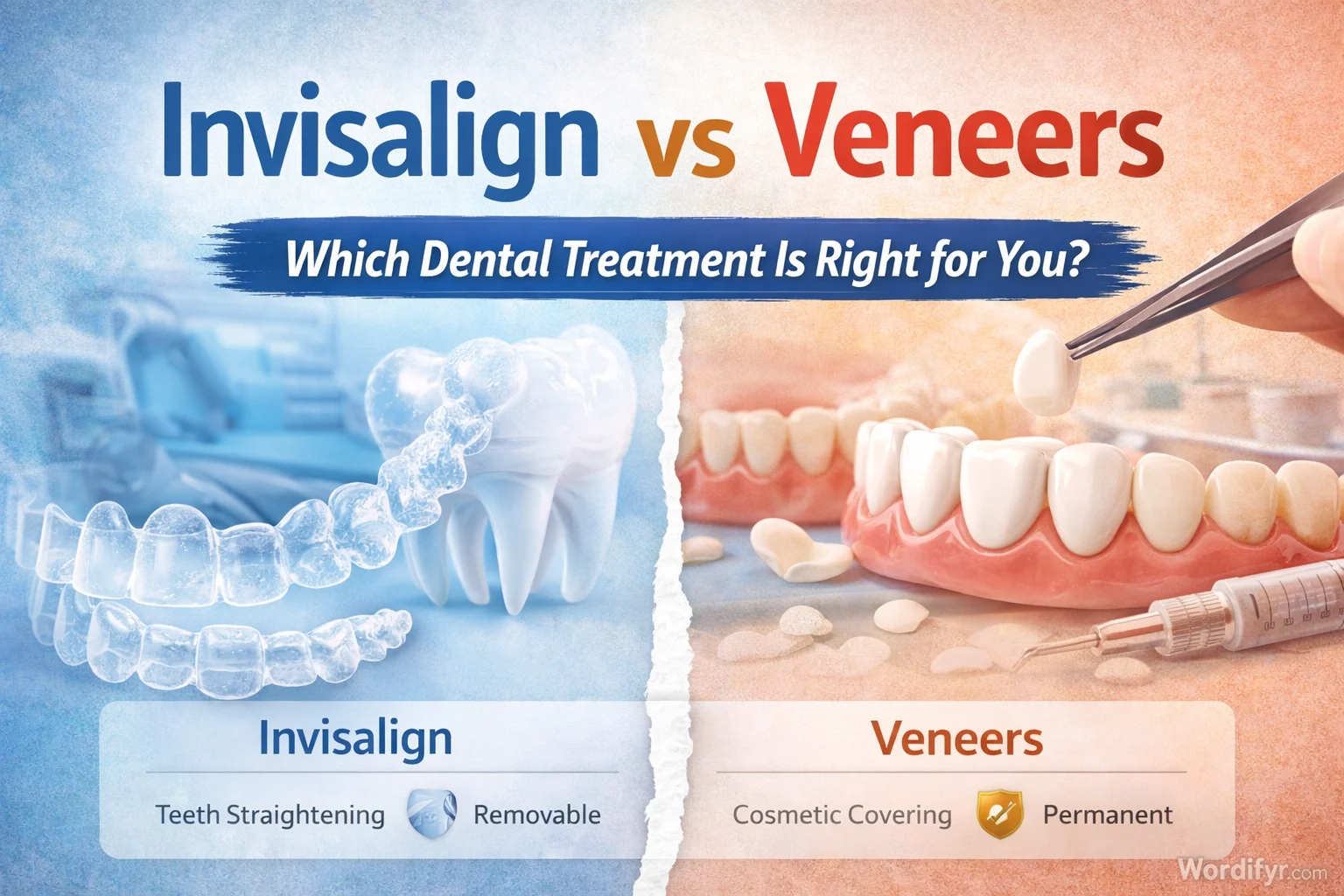 invisalign or veneers