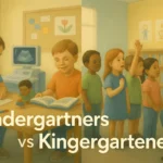 kindergartners or kindergarteners