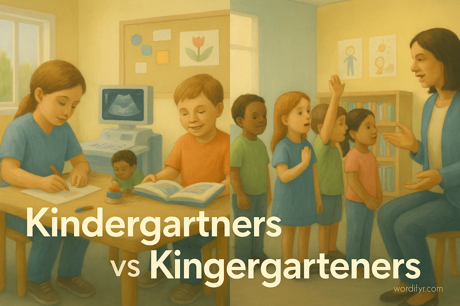 kindergartners or kindergarteners