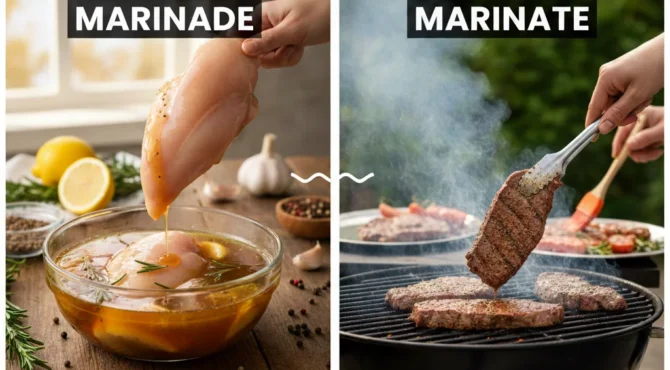 marinade-or-marinate