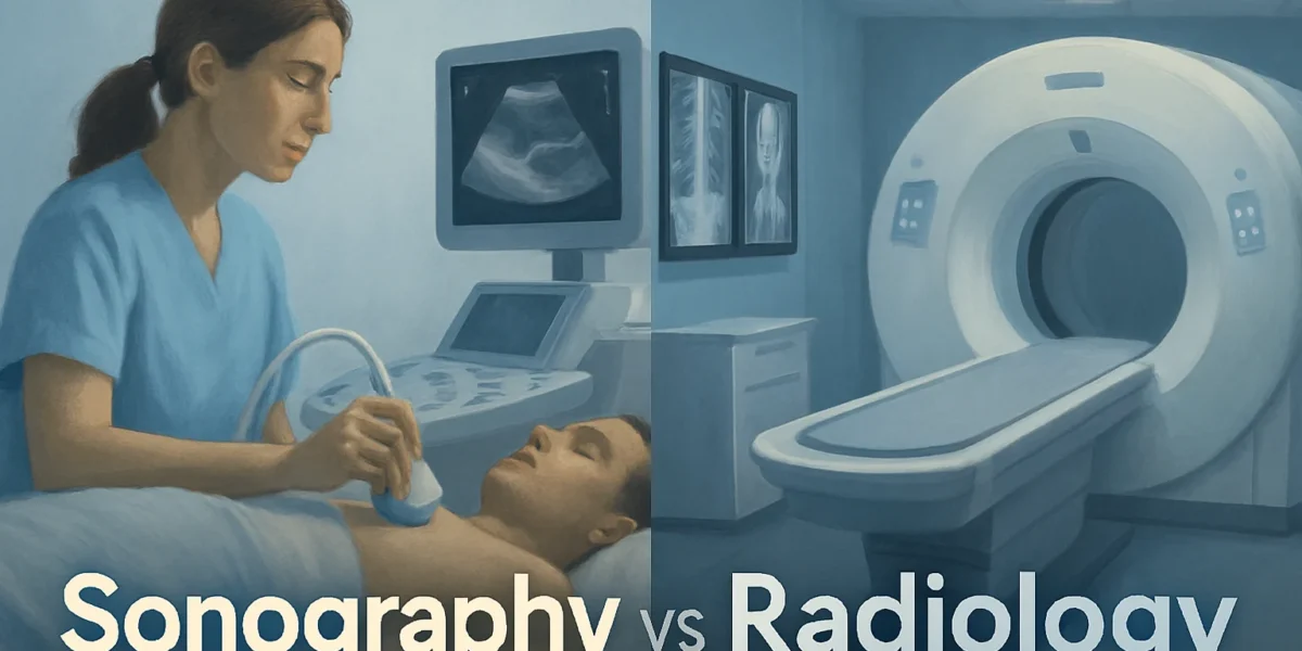 sonography or radiology