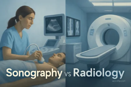 sonography or radiology
