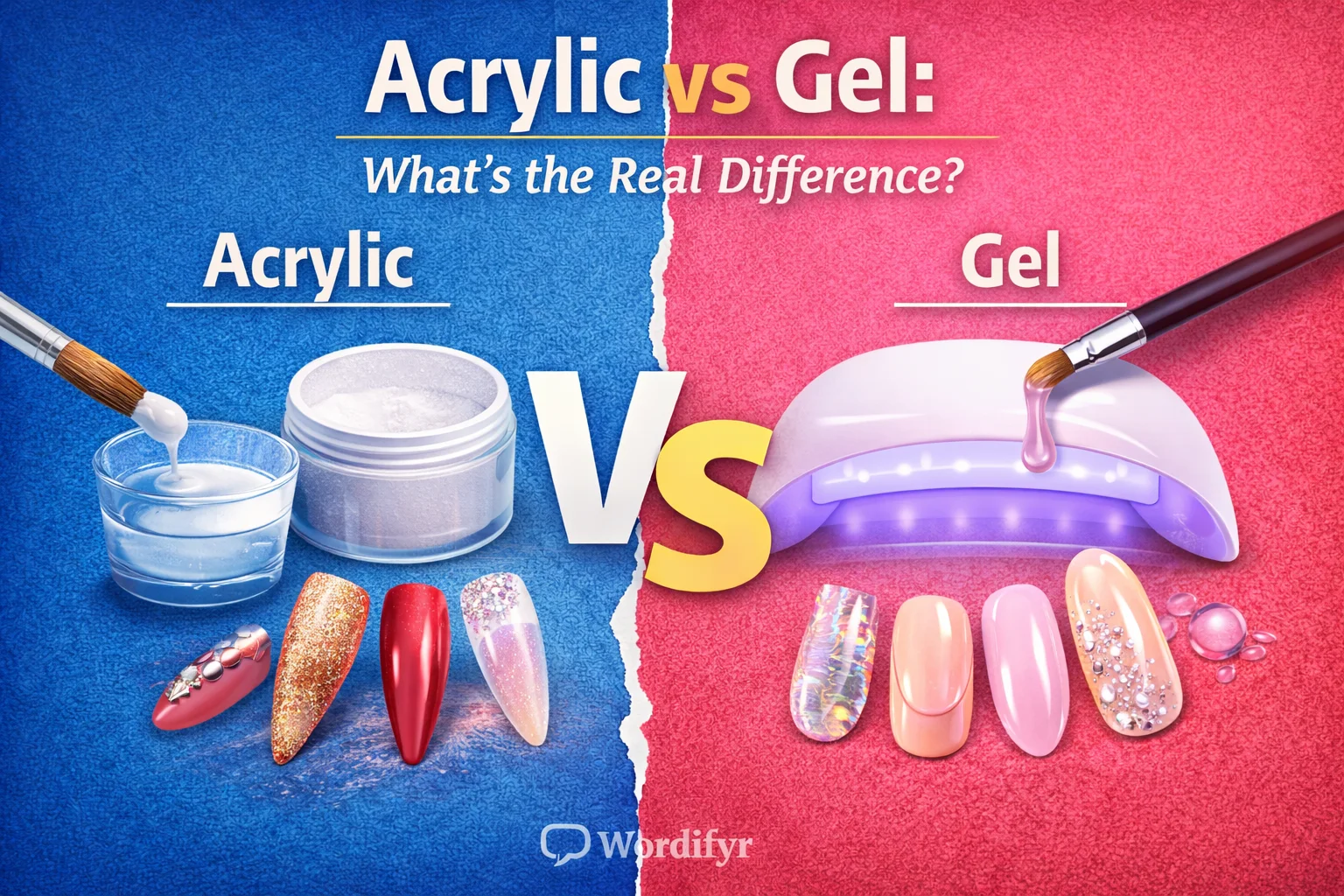 acrylic or gel