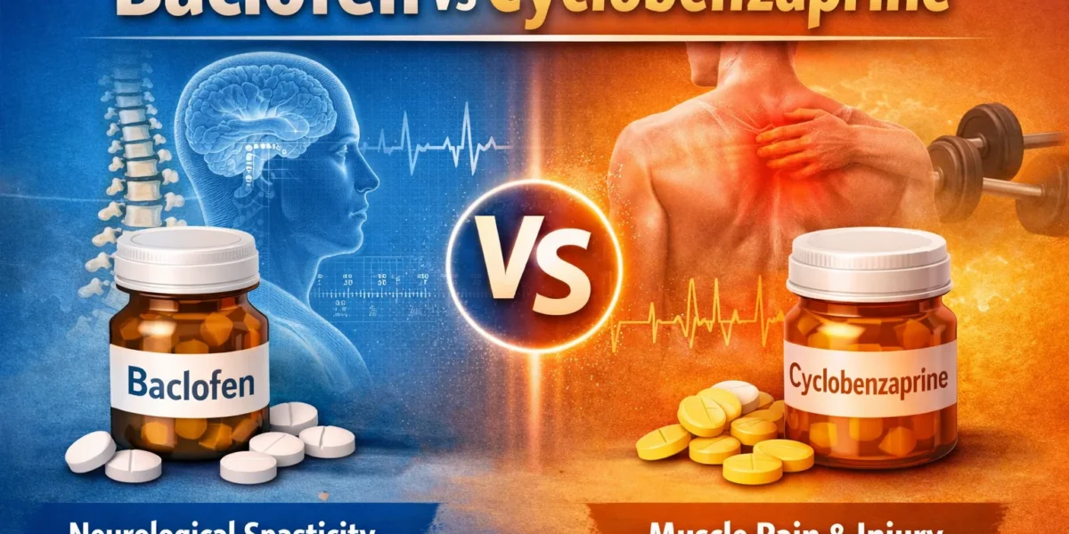 baclofen or cyclobenzaprine