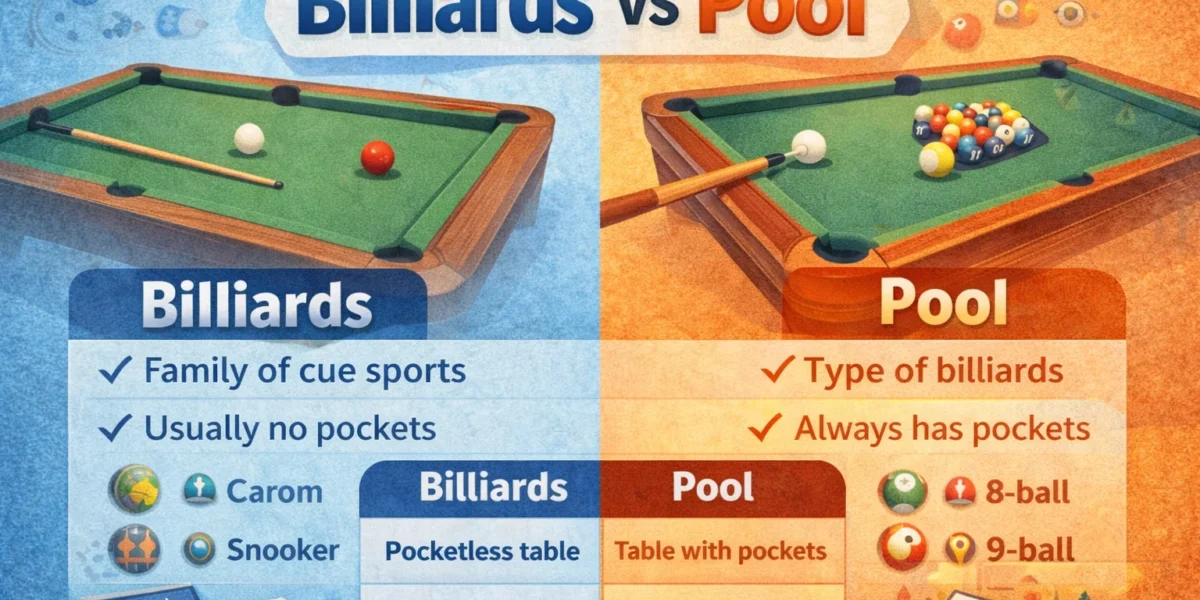 billiards or pool