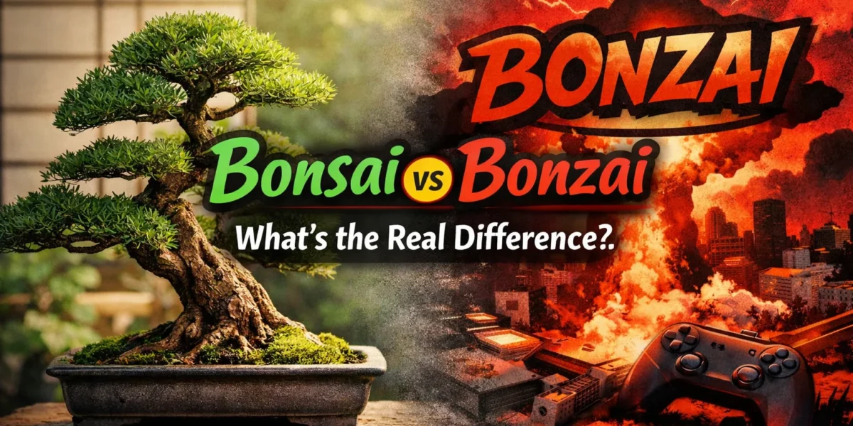 bonsai or bonzai