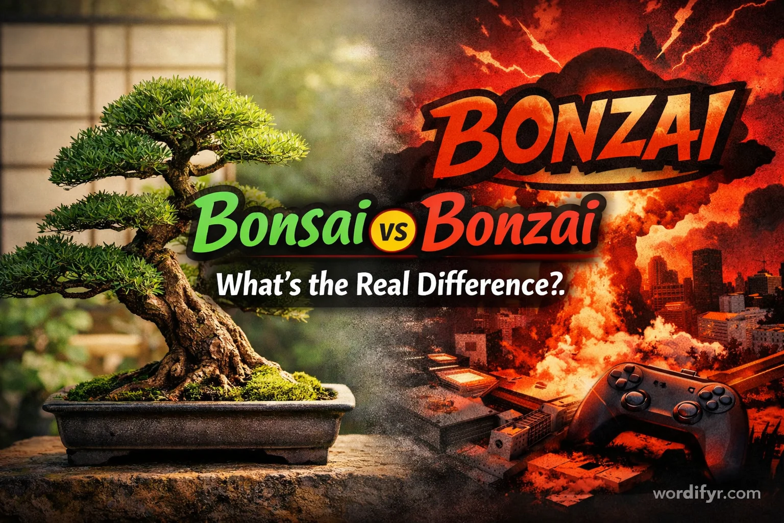 bonsai or bonzai