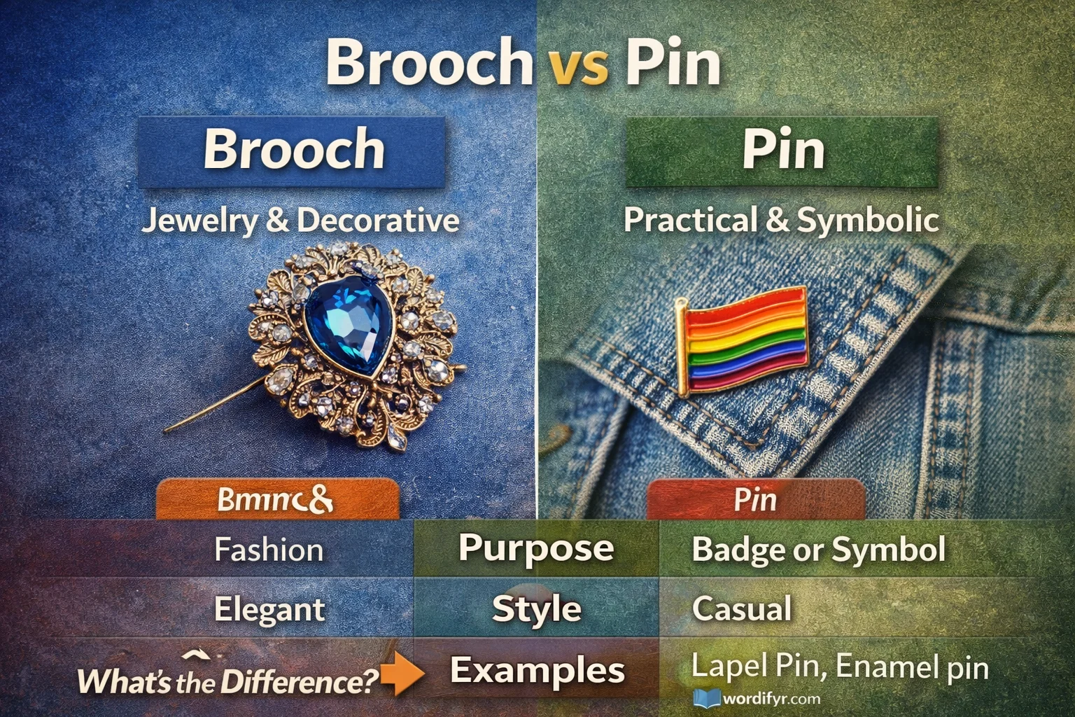 brooch or pain