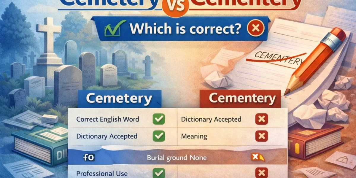 cemetery or cementery