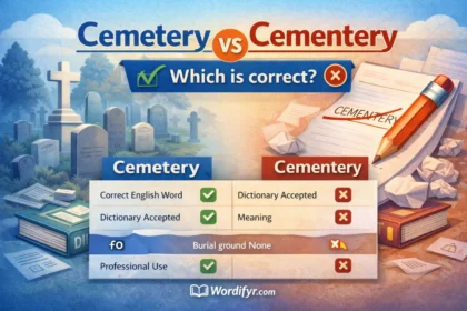 cemetery or cementery