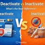 deactivate or inactivate