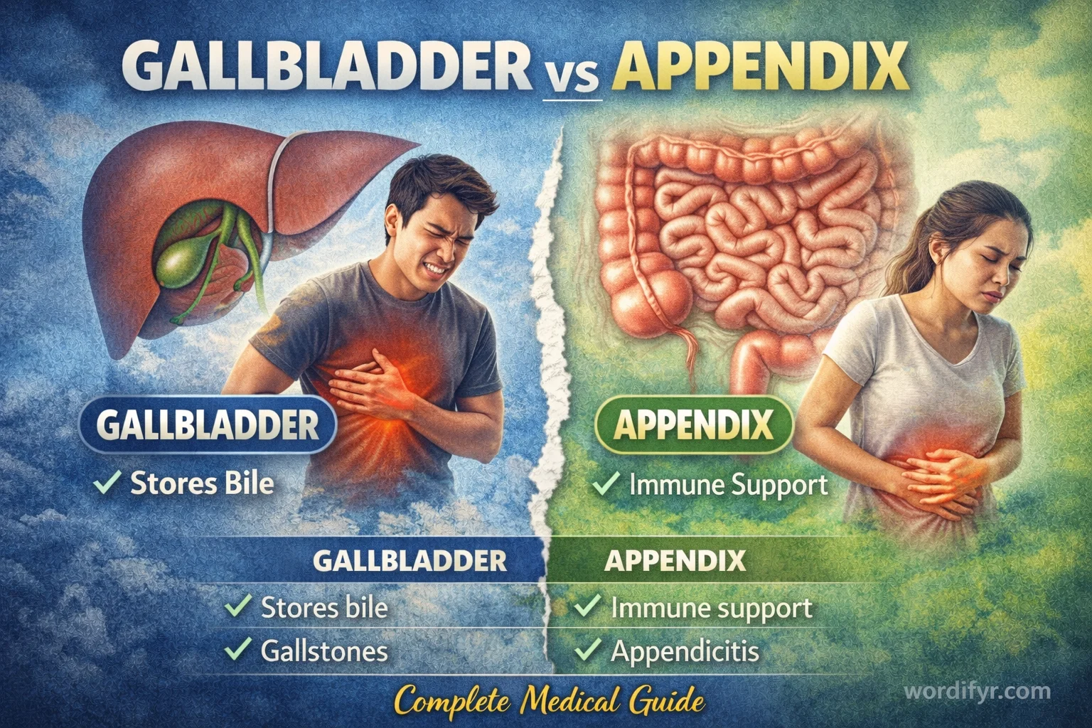 gallbladder or appendix