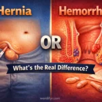 hernia or hermorrhoid