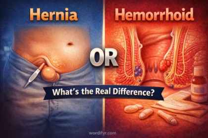 hernia or hermorrhoid