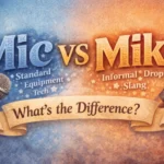 mic or mike
