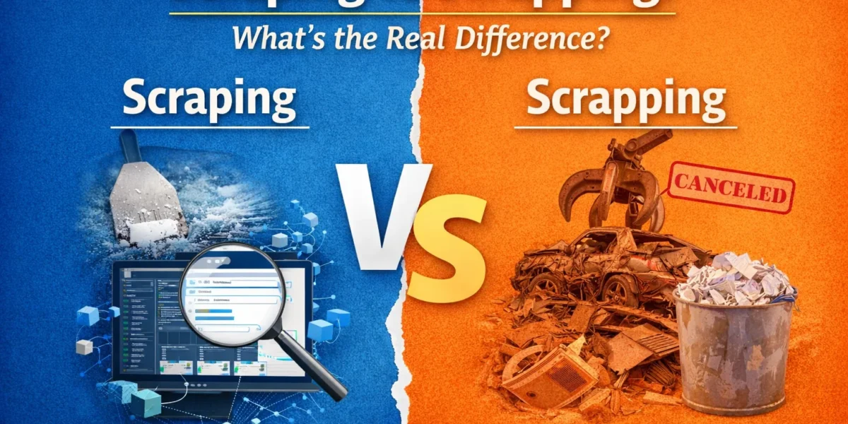 scraping or scrapping