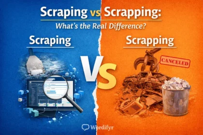 scraping or scrapping