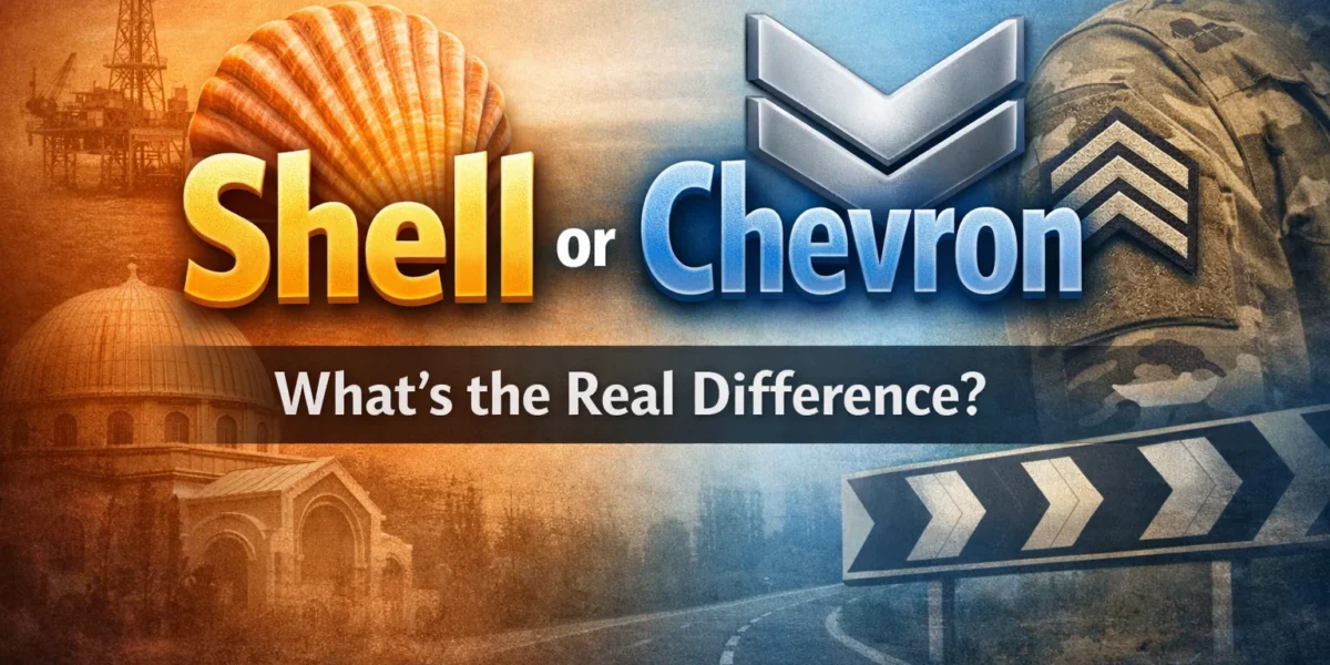 shell or chevron