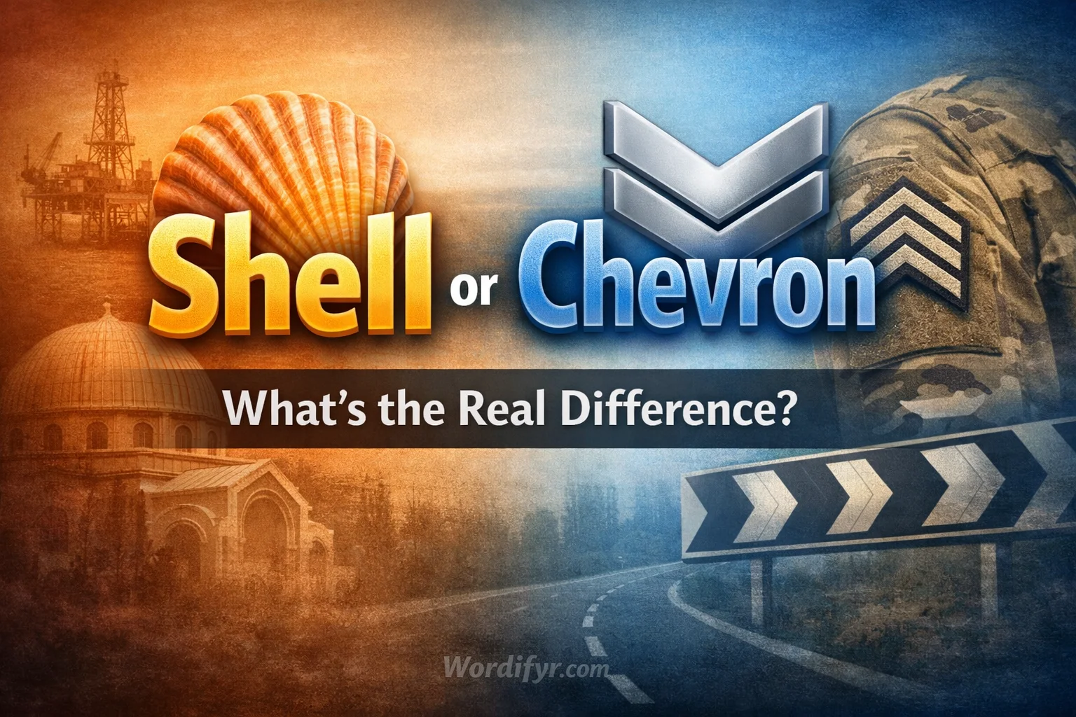 shell or chevron