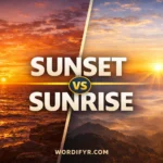 sunset or sunrise