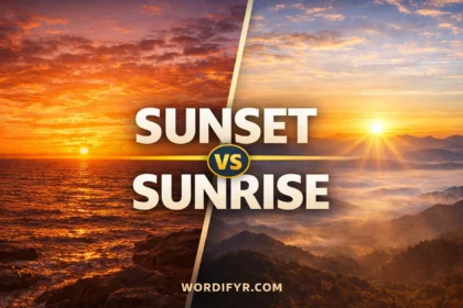 sunset or sunrise