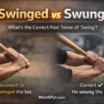 swinged or swung