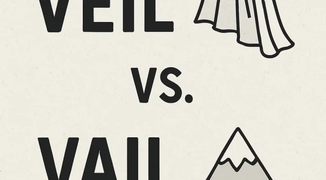 veil or vail