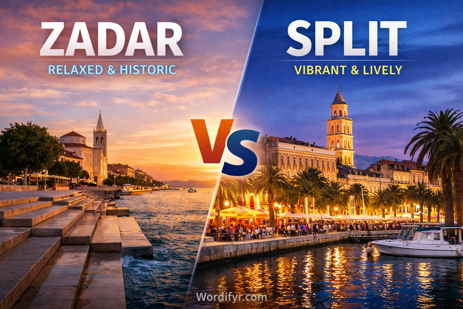 zadar or split