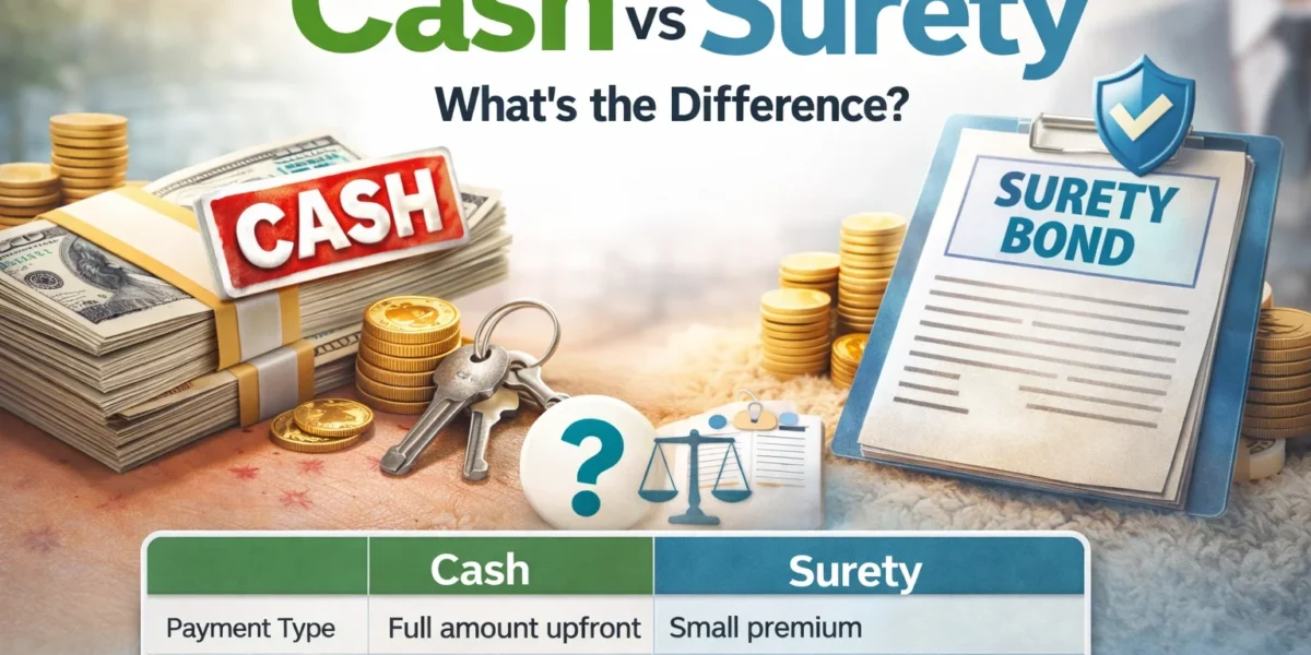 cash or surety