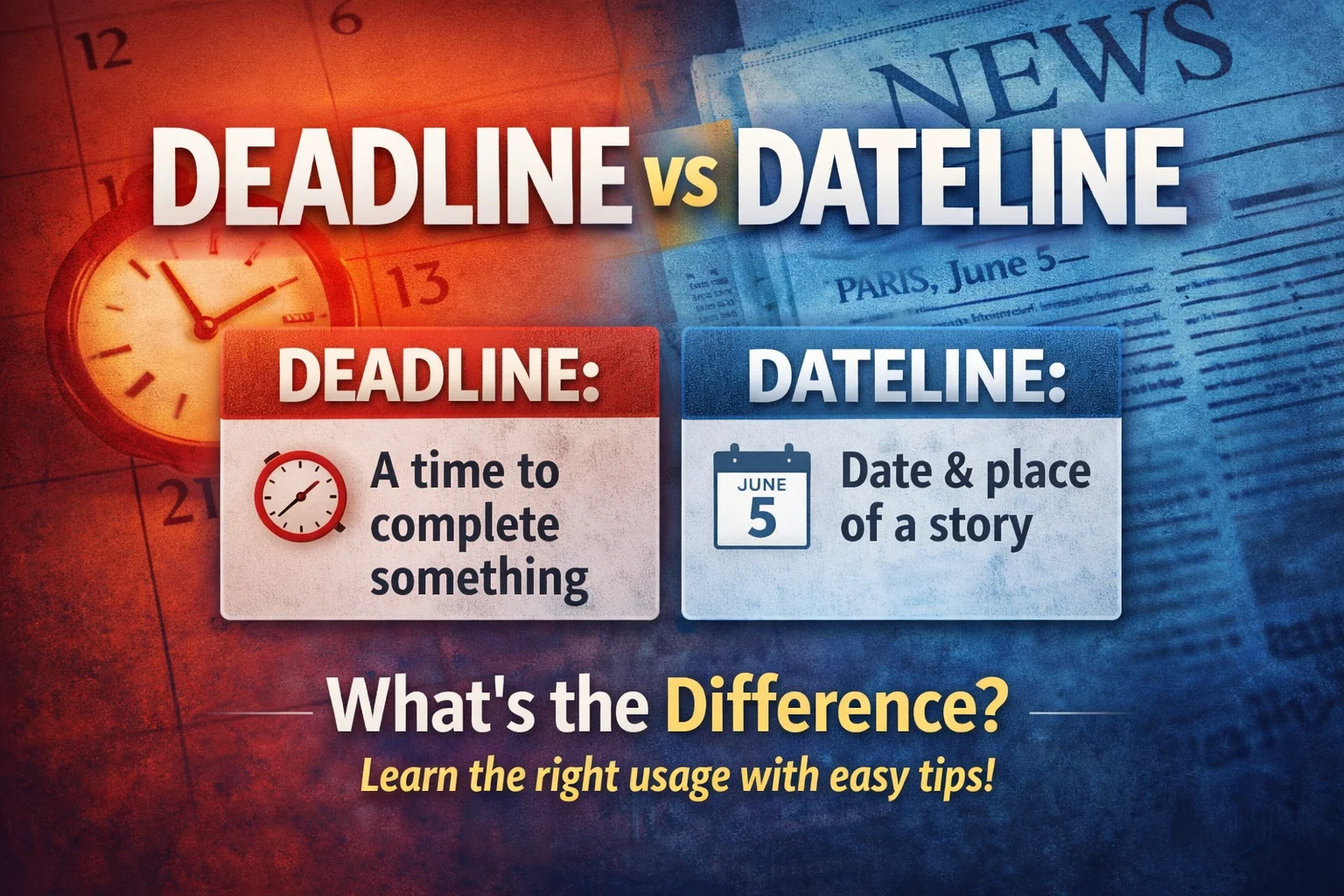 deadline or dateline