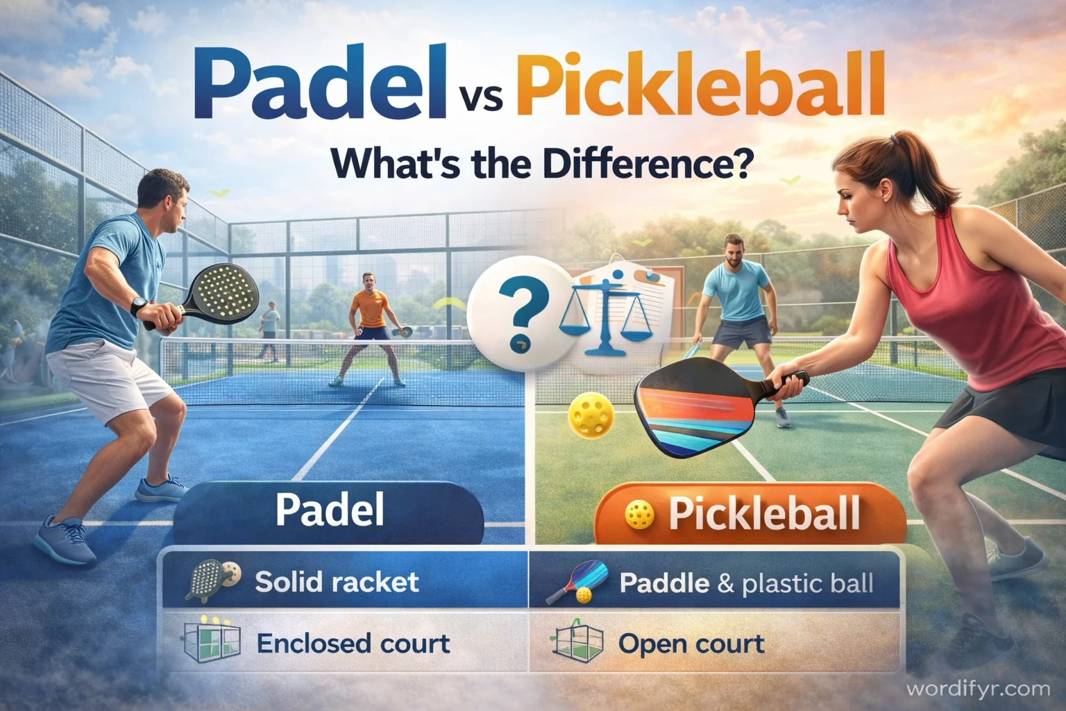 padel or pickleball
