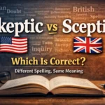 skeptic or sceptic