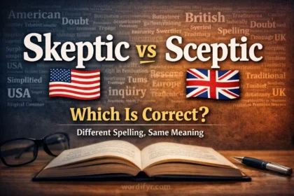 skeptic or sceptic
