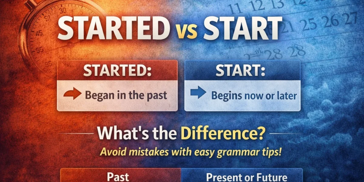 started or start