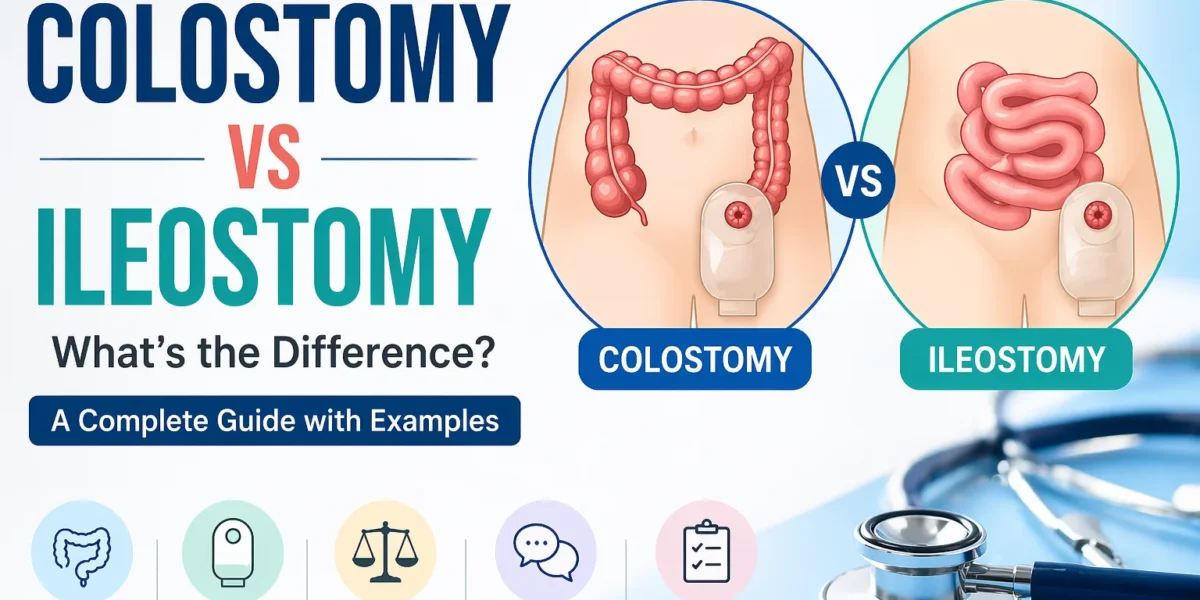 colostomy or ileostomy