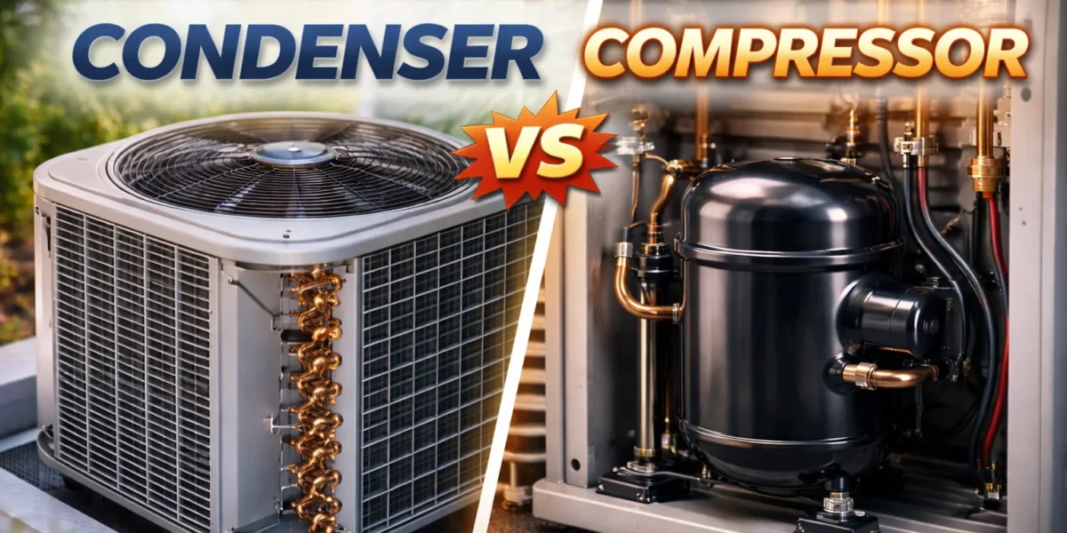 condenser or compressor