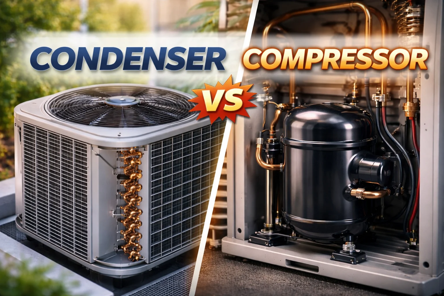 condenser or compressor