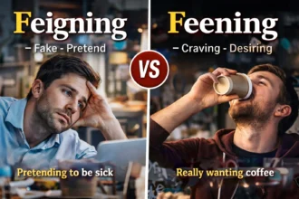 feigning or feening