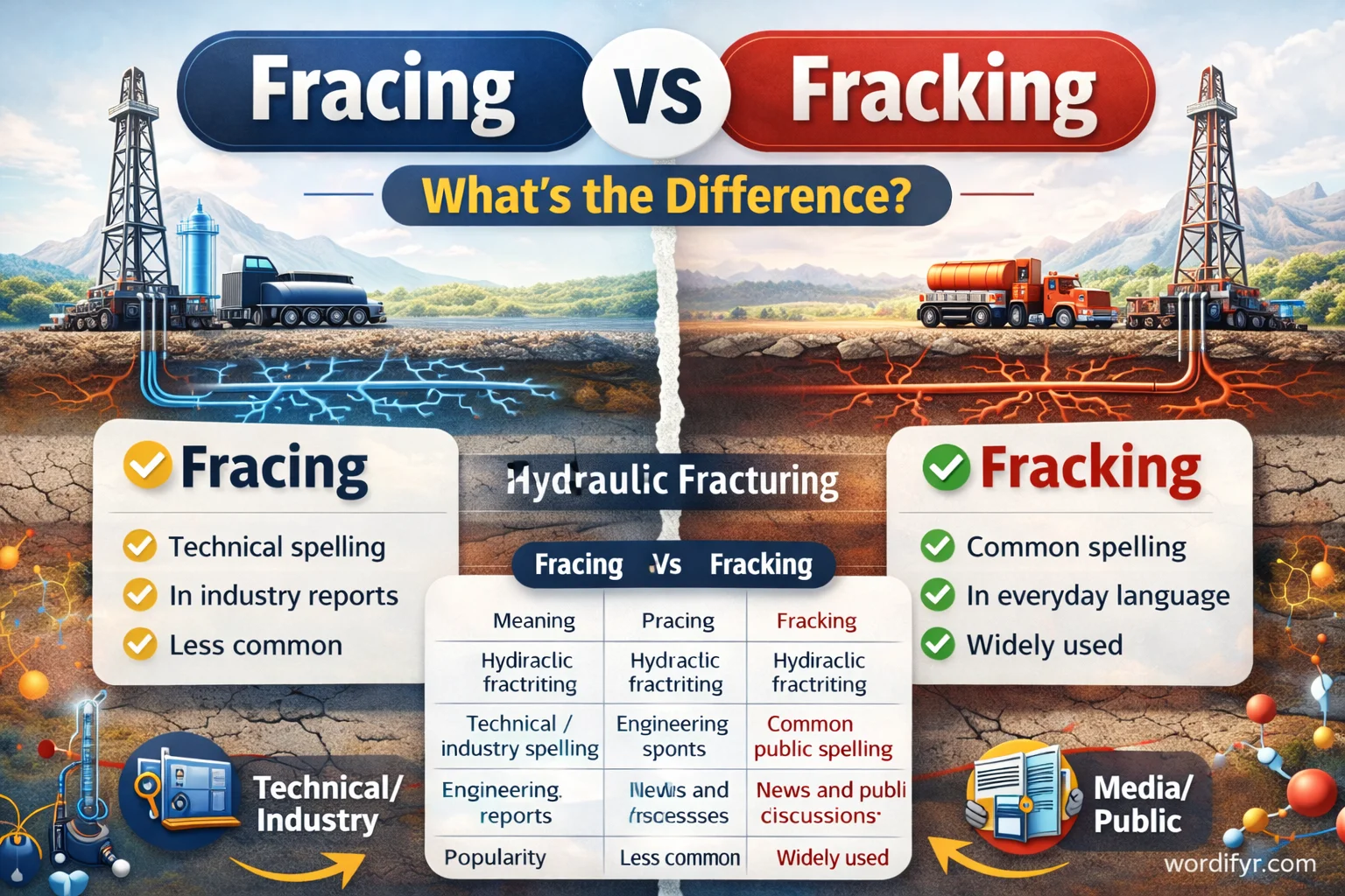 fracing or fracking