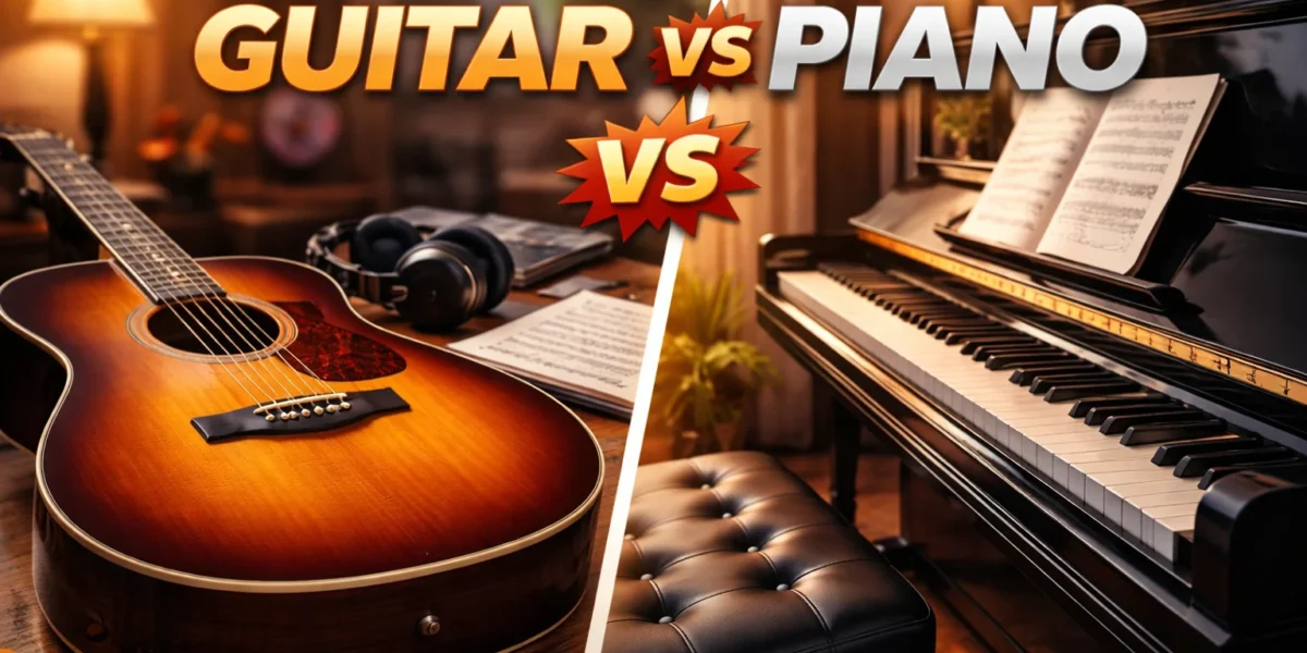 guitar or piano