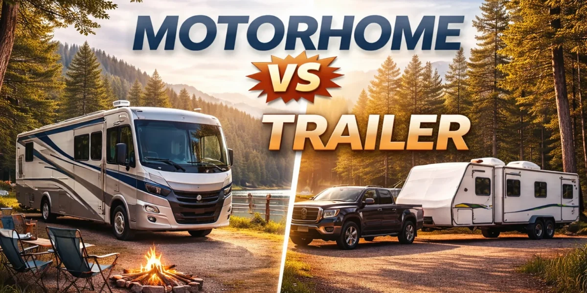 motorhome or trailer