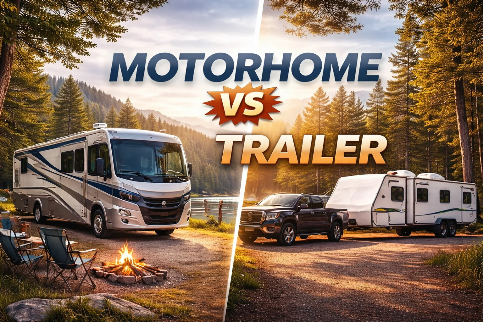 motorhome or trailer