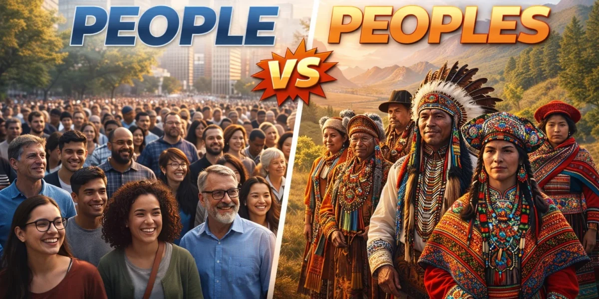 people or peoples